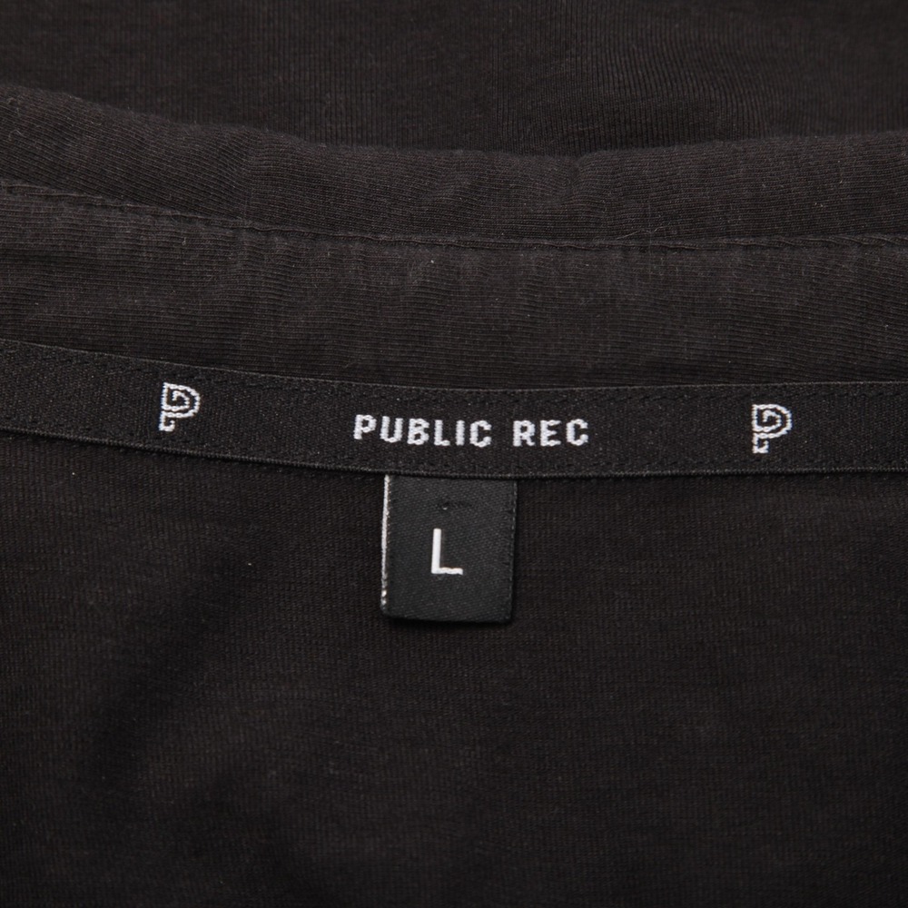 Public Rec Polo Shirt Mens Large Black Pima Cotton Tencel Stretch Casual - Picture 4 of 12